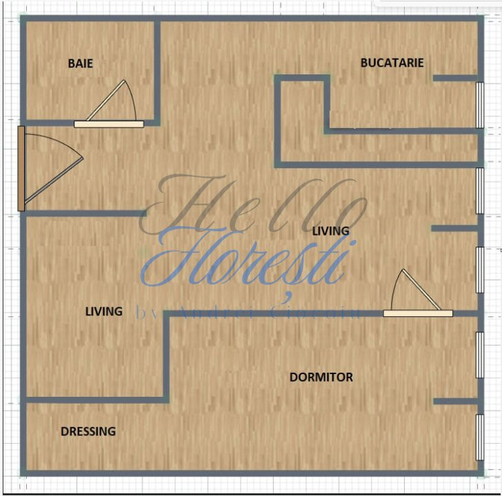 Apartament 2 camere, 33mp zona Manastur