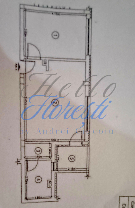 Apartament 2 camere 45mp, Zona Vivo | Valea Garbaului