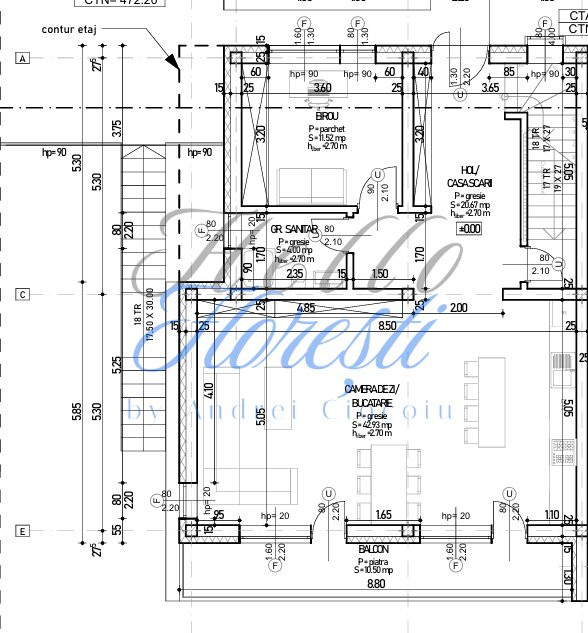 Casa tip duplex, 5 camere, 245 mp, zona Europa