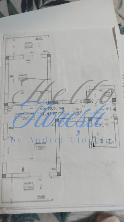 Apartament 2 camere, mobilat utilat, 53 mp, zona Avram Iancu