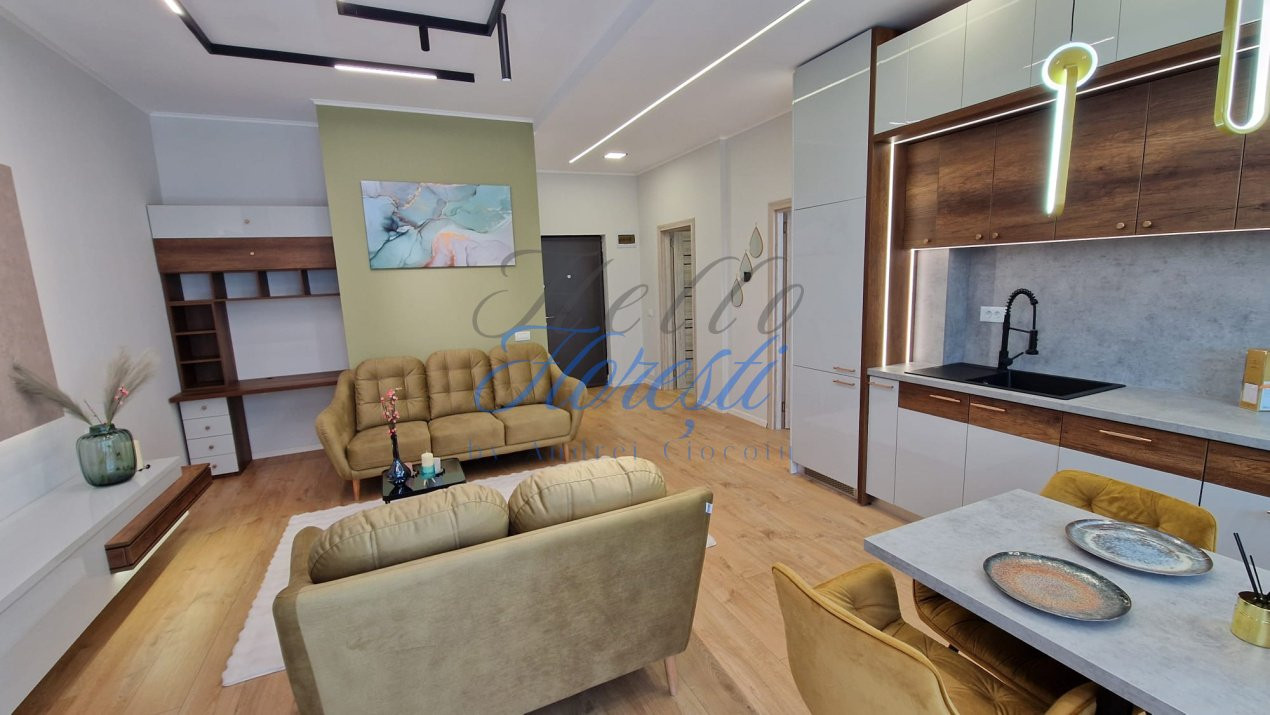 Apartament Lux 2 camere 52mp, Zona Vivo | Floresti