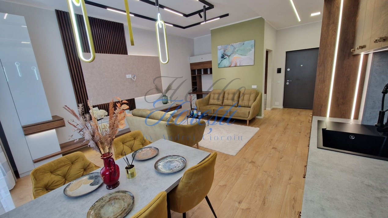 Apartament Lux 2 camere 52mp, Zona Vivo | Floresti