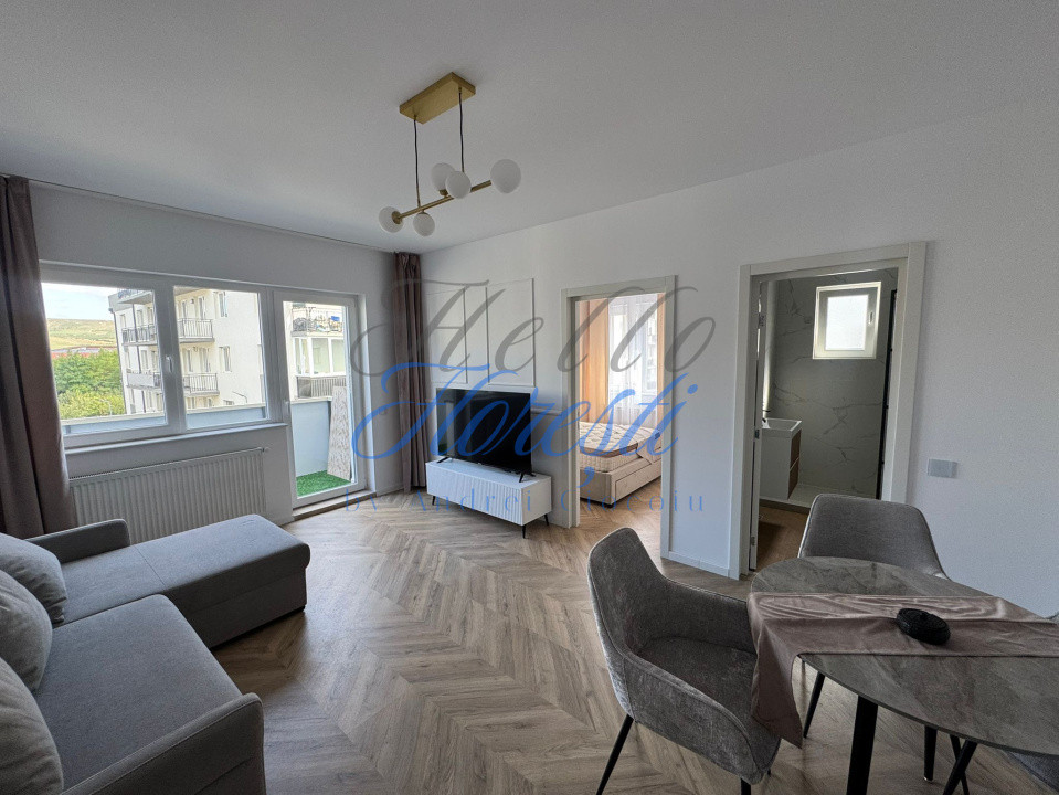 Apartament 2 camere 43mp + Parcare, Zona Terra | Floresti