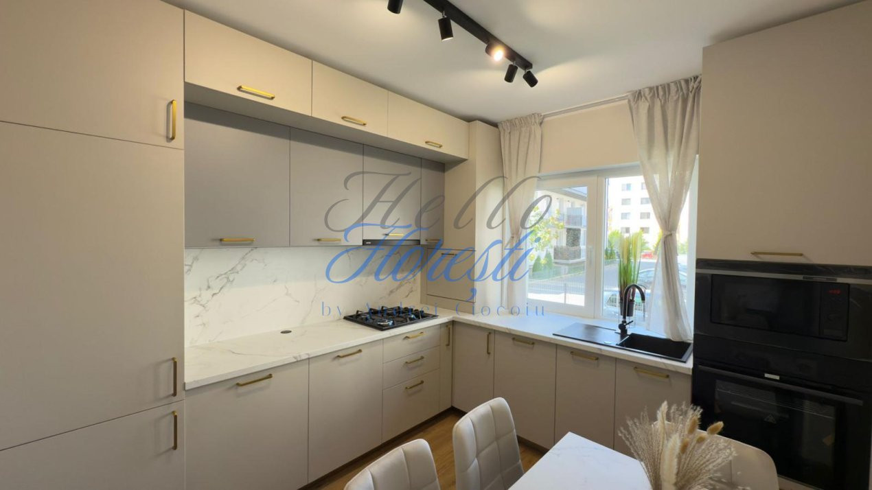 Apartament 2 camere 43mp, zona Terra ultrafinisat