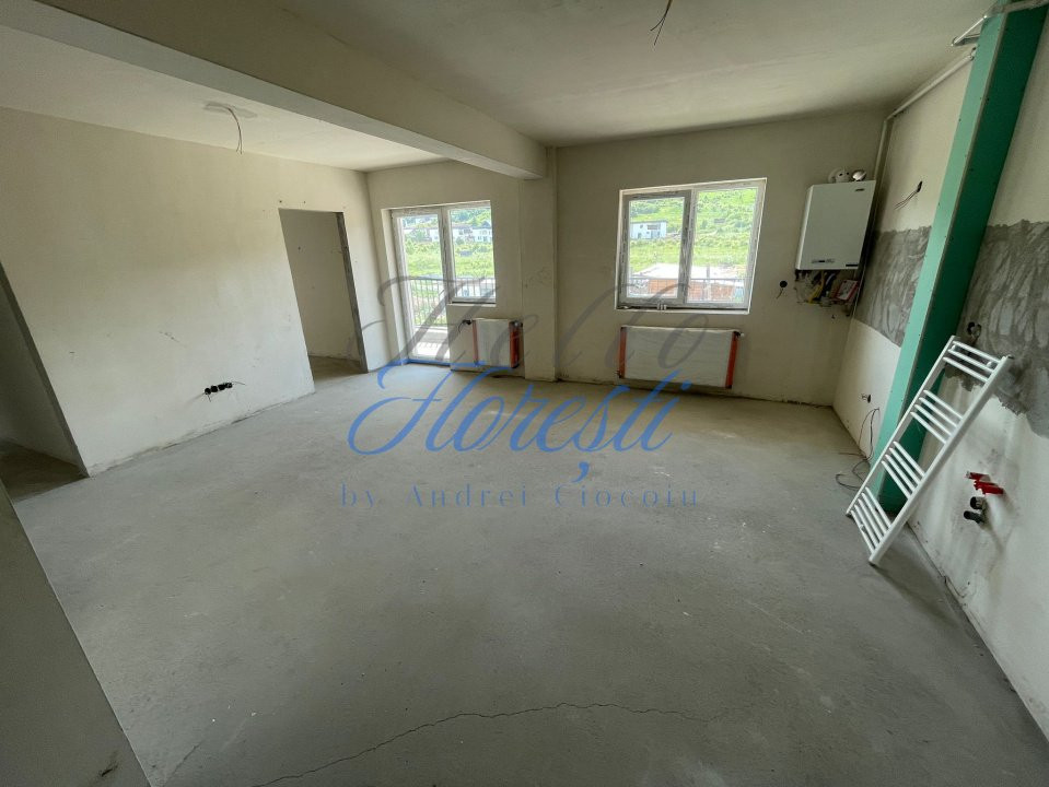 Apartament 3 camere 61mp, 25mp terasa, doua parcari, semifinisat