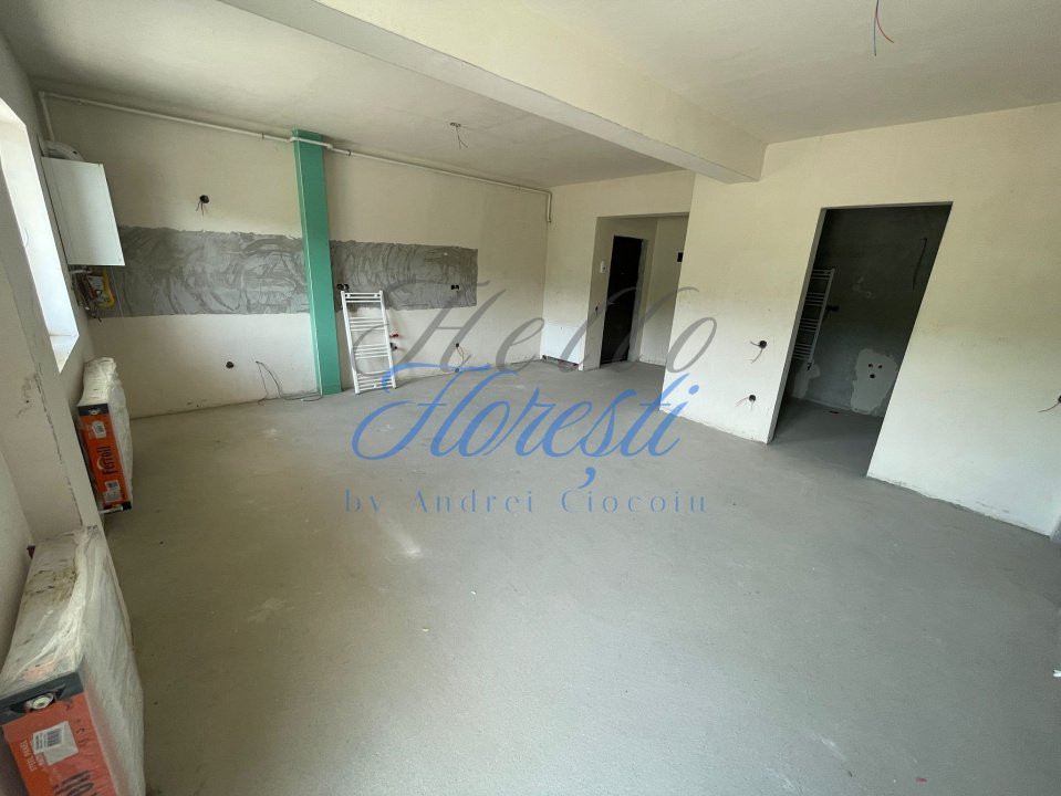 Apartament 3 camere 61mp, 25mp terasa, doua parcari, semifinisat