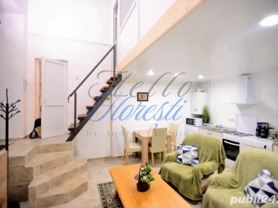 Apartament de 2 camere pe doua nivele, 40mp, CENTRU