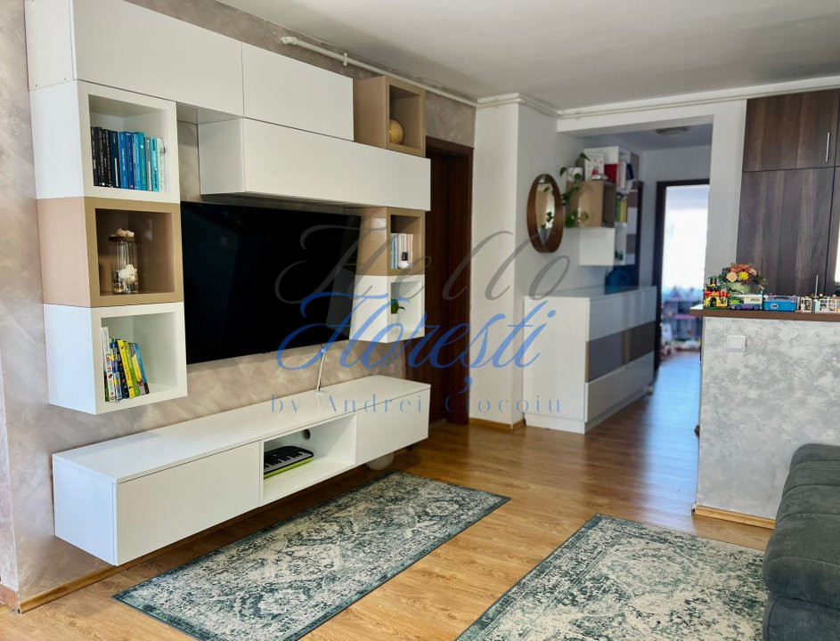 Apartament 3 camere 92mp, Zona Teilor | Floresti