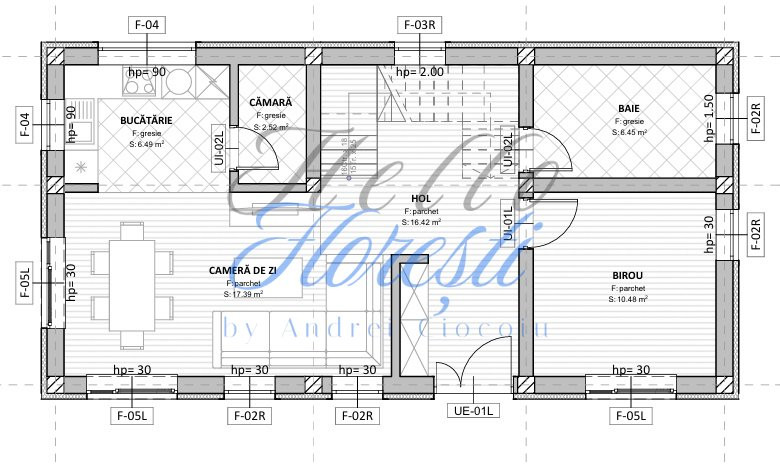 Casa individuala, 5 camere Semifinisat, 117mp, Zona Dezmir | Cluj