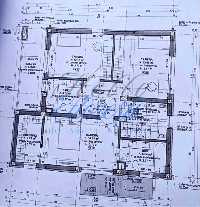 Casa individuala 130mp utili, 30mp terase, 400mp teren, 3 parcari, 4 camere