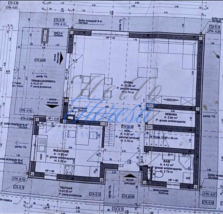 Casa individuala 130mp utili, 30mp terase, 400mp teren, 3 parcari, 4 camere