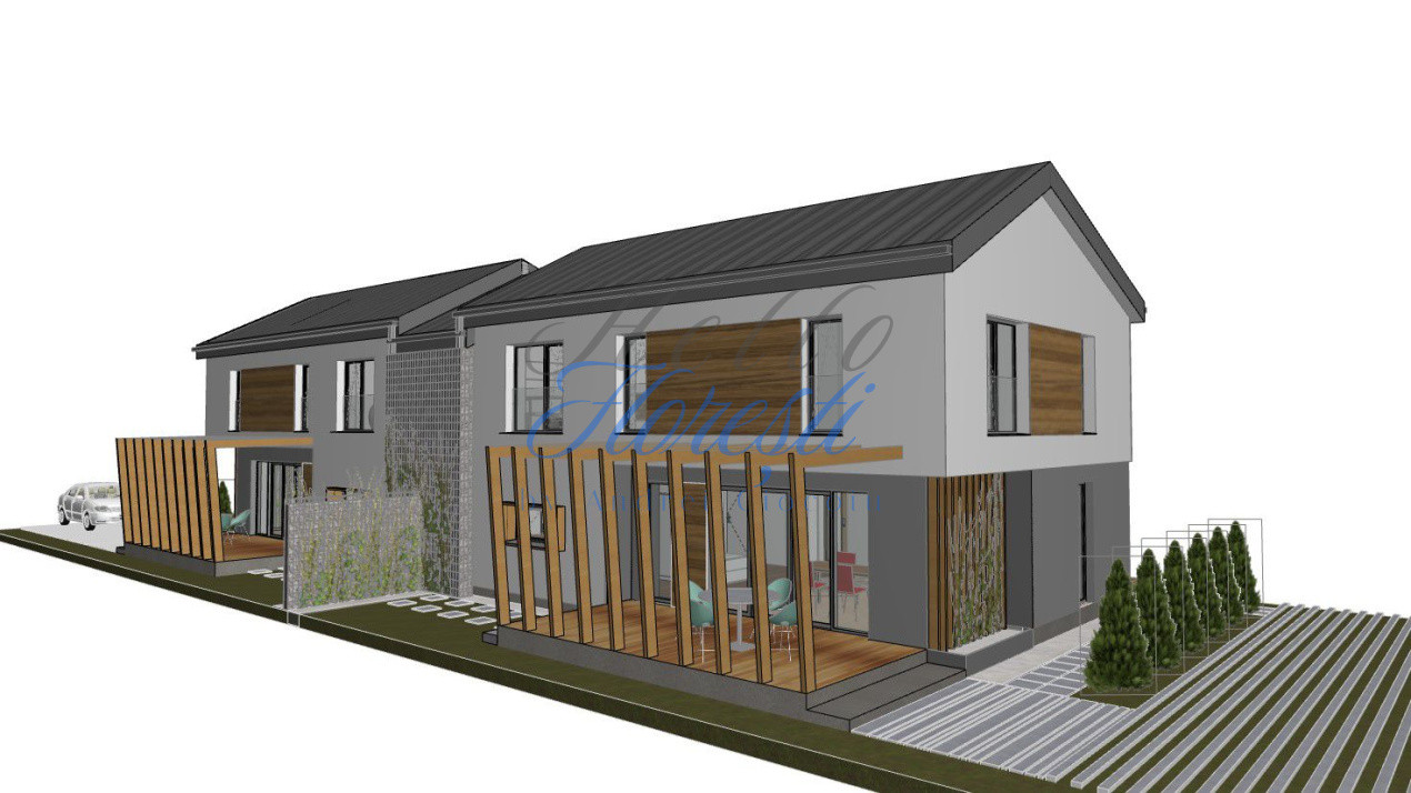 Casa tip duplex, 4 camere, 130mp, Zona Terra | Floresti