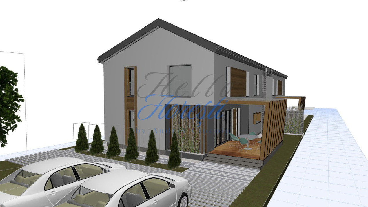 Casa tip duplex, 4 camere, 130mp, Zona Terra | Floresti