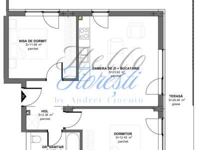 Apartament 3 camere in zona Eroilor