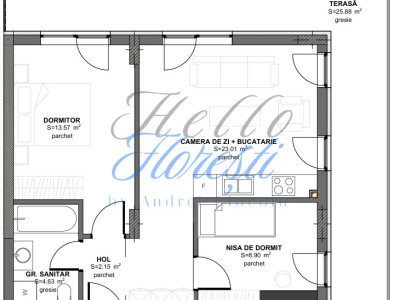 Apartament 3 camere in zona Eroilor
