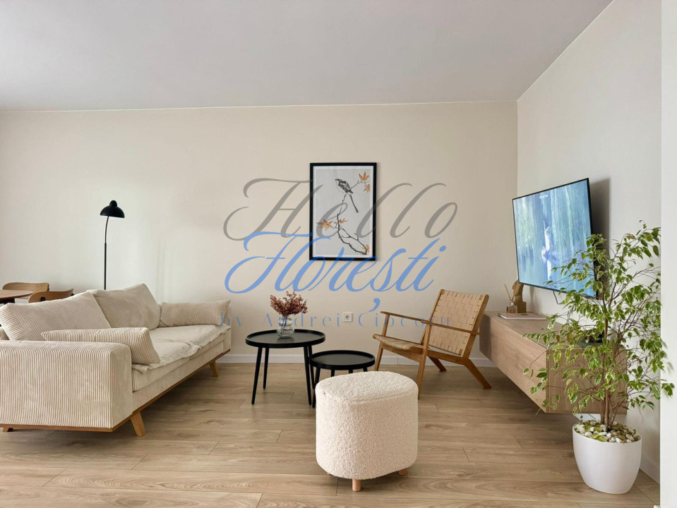 Apartament 2 camere , 54 MP , zona VIVO , Florești 