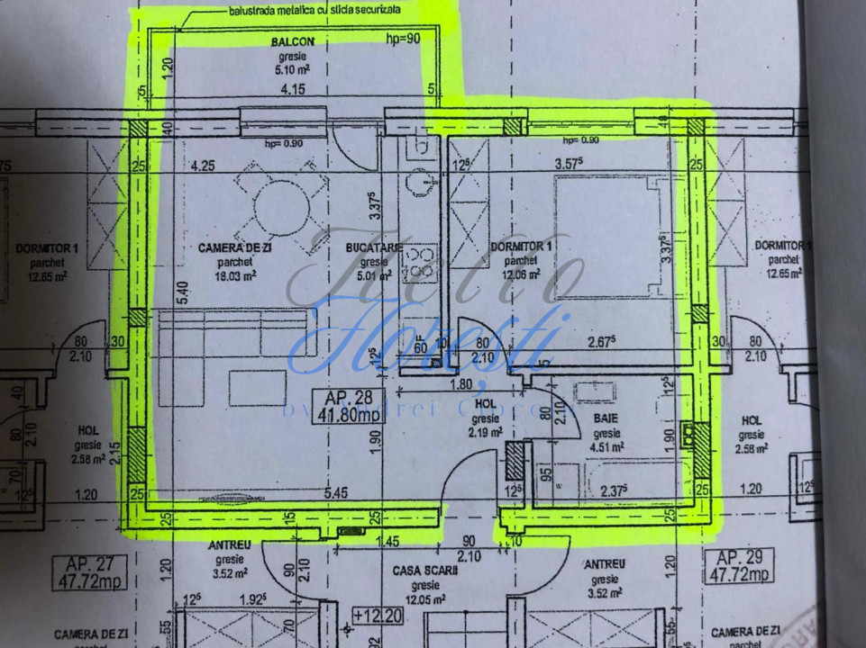 Apartament 2 camere Floresti 