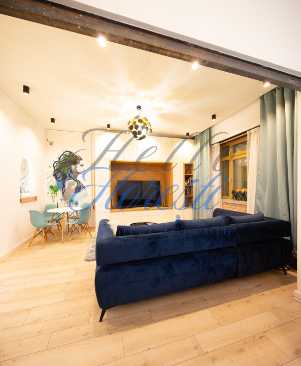 Apartament la curte comuna, 3 camere, 76MP, superfinisat, zona Scala 