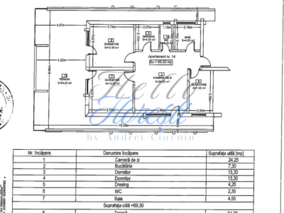 Apartament 3 camere in zona Eroilor