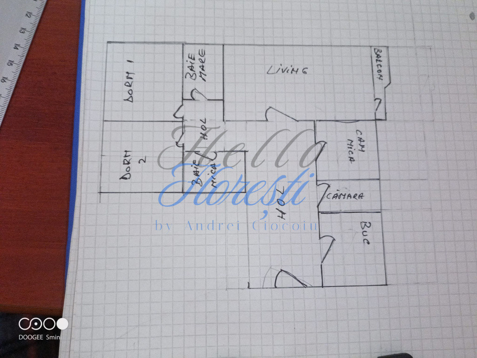 Apartament 4 camere 95 mp | balcon 4 mp | zona Marasti | Cluj.