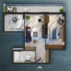 Apartament 2 camere, 55mp, terasa 15mp ansamblu Elite City, parcare inclusa