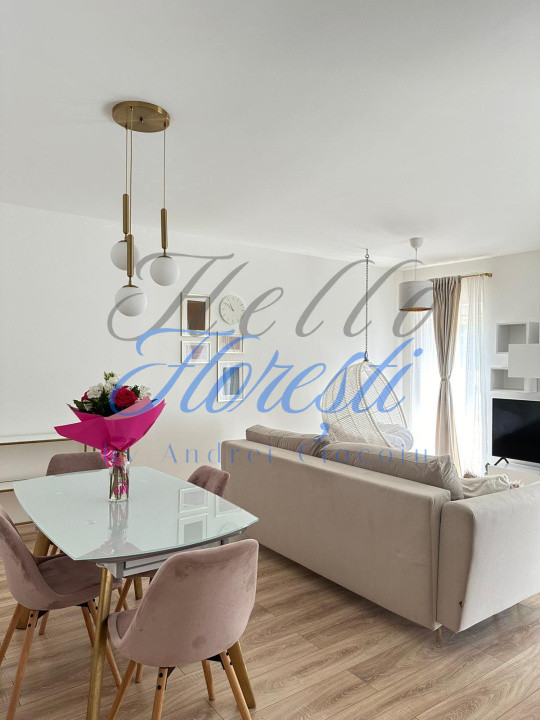 Apartament 2 camere, 60 MP+ Parcare, Zona VIVO , Floresti