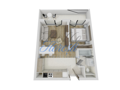 Apartament 2 camere 45mp, zona Eroilor, TVA inclus 
