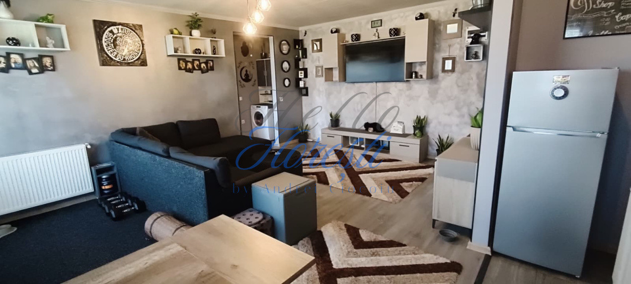 Apartament 2 camere 51 mp | terasa 15 mp | parcare | zona Porii | Floresti.