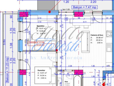 Apartament cu 3 camere, terasa si balcon in Floresti zona Terra 