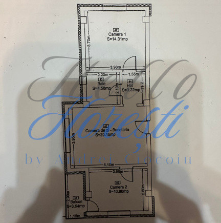 Apartament 3 camere 53mp, cu boxa depozitare, zona Stejarului