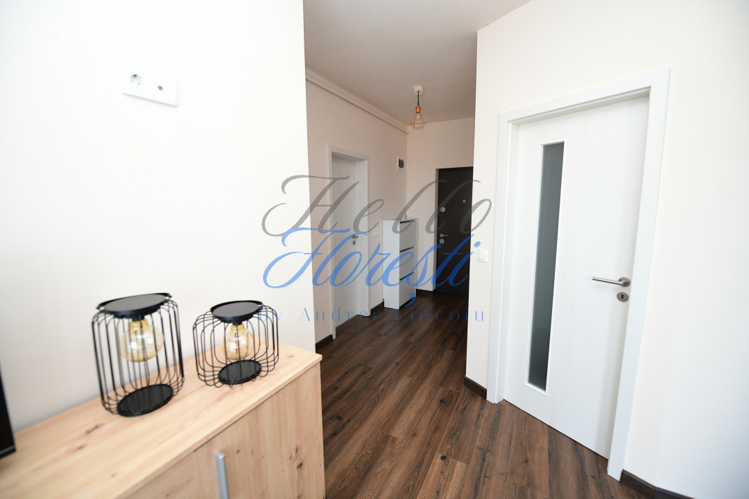 Apartament cu 2 camere si terasa + parcare subterana in Floresti zona Sub Cetate