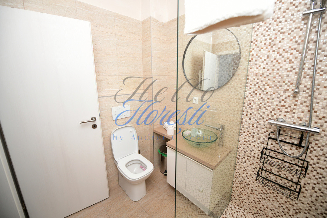 Apartament cu 2 camere si terasa + parcare subterana in Floresti zona Sub Cetate