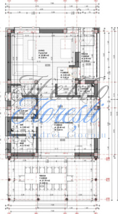 Casa individuala, 5 camere, 3 bai, 120mp SU, la rosu, 660mp teren, Chinteni