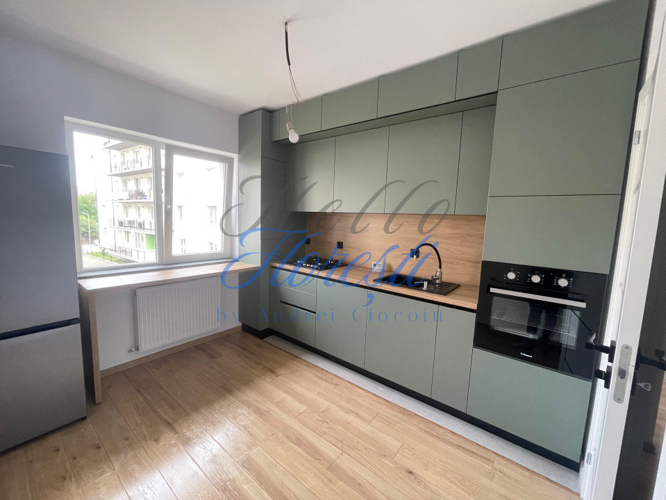 Apartament 2 camere 43mp + 4mp balcon, Zona Terra | Floresti