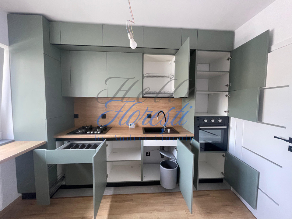 Apartament 2 camere 43mp + 4mp balcon, Zona Terra | Floresti