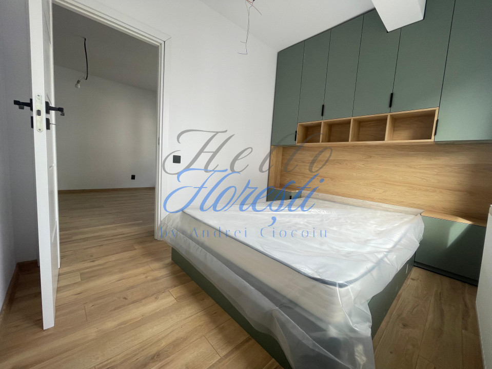 Apartament 2 camere 43mp + 4mp balcon, Zona Terra | Floresti
