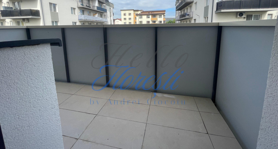 Apartament 2 camere 43mp + 4mp balcon, Zona Terra | Floresti