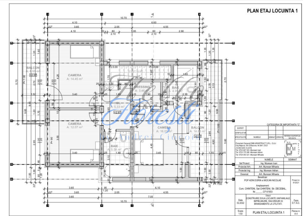 Casa individuala, 150mp, teren 700mp, in constructie, Chinteni