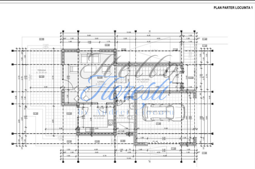 Casa individuala, 150mp, teren 700mp, in constructie, Chinteni