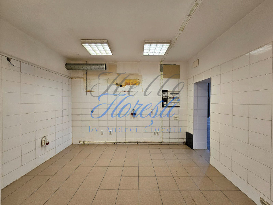 Spatiul comercial 115mp, curent trifazic, zona Piata Marasti