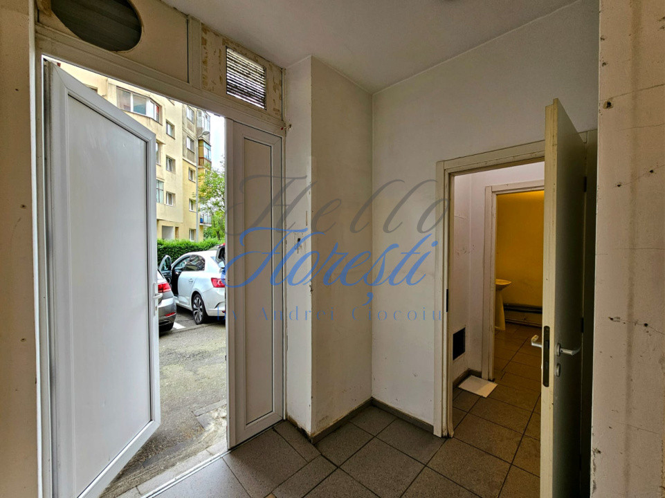 Spatiul comercial 115mp, curent trifazic, zona Piata Marasti