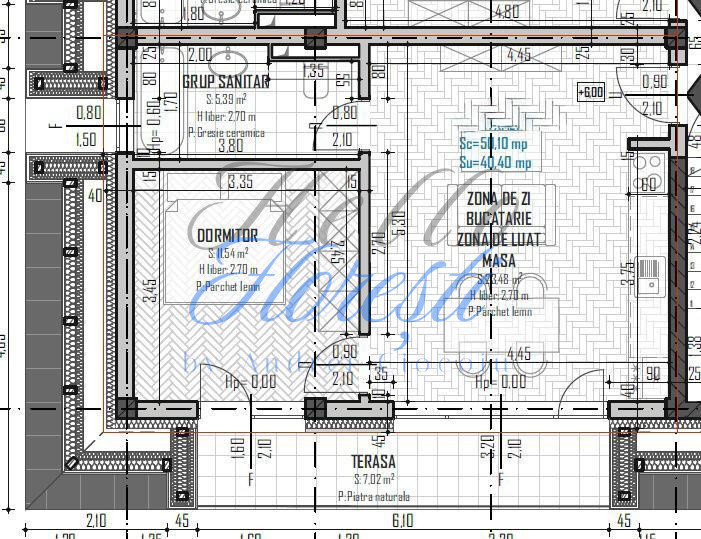 Apartament 2 camere, 40,42mp, zona Baciu, Cluj-Napoca