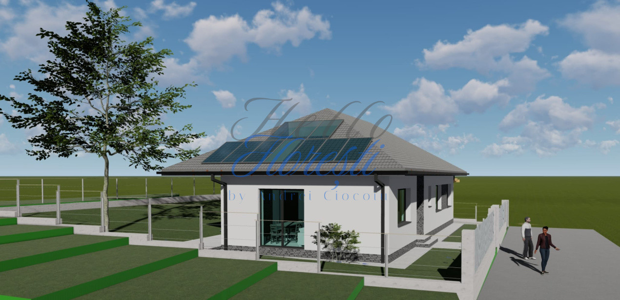 Casa individuala NZEB, 170mp utili, 500mp teren, 3 parcari Chinteni