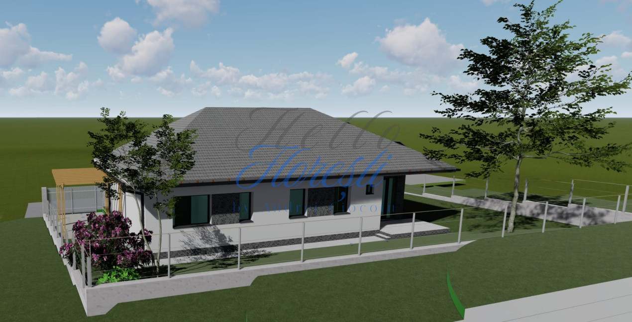 Casa individuala NZEB, 170mp utili, 500mp teren, 3 parcari Chinteni