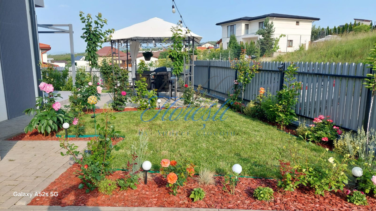 Casa duplex, ultrafinisata 4 camere, 3 bai, 117mp utili, 220mp teren, zona Iris