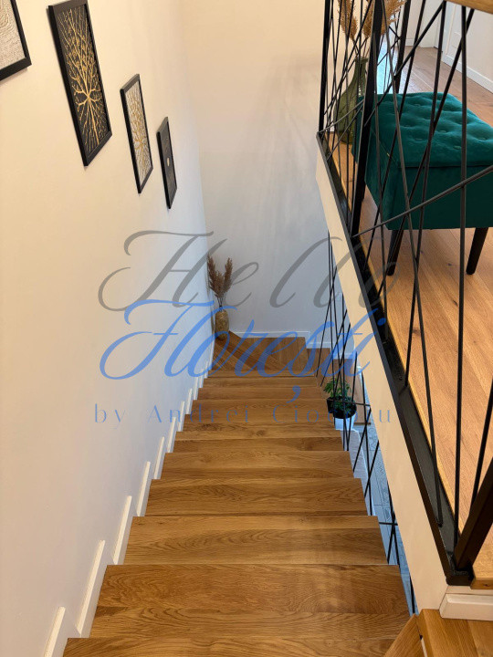 Casa duplex, ultrafinisata 4 camere, 3 bai, 117mp utili, 220mp teren, zona Iris