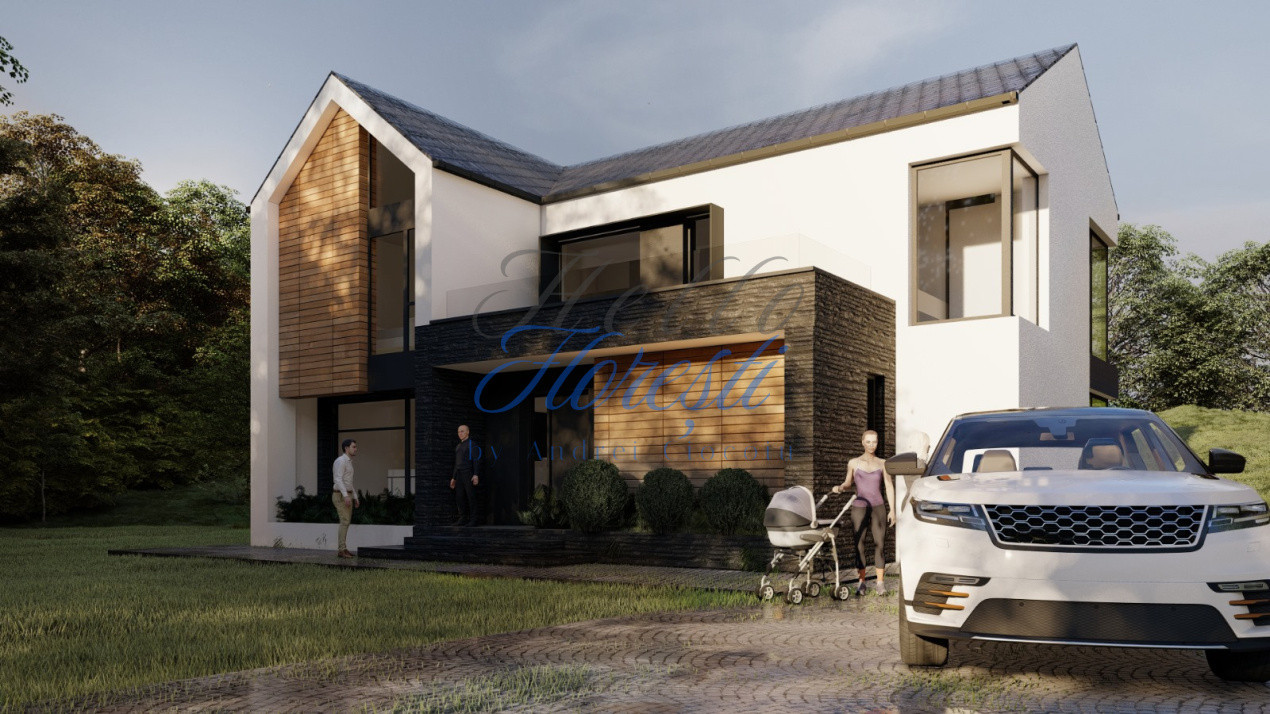 Teren cu autorizatie casa individuala 750mp, expunere sudica Feleacu