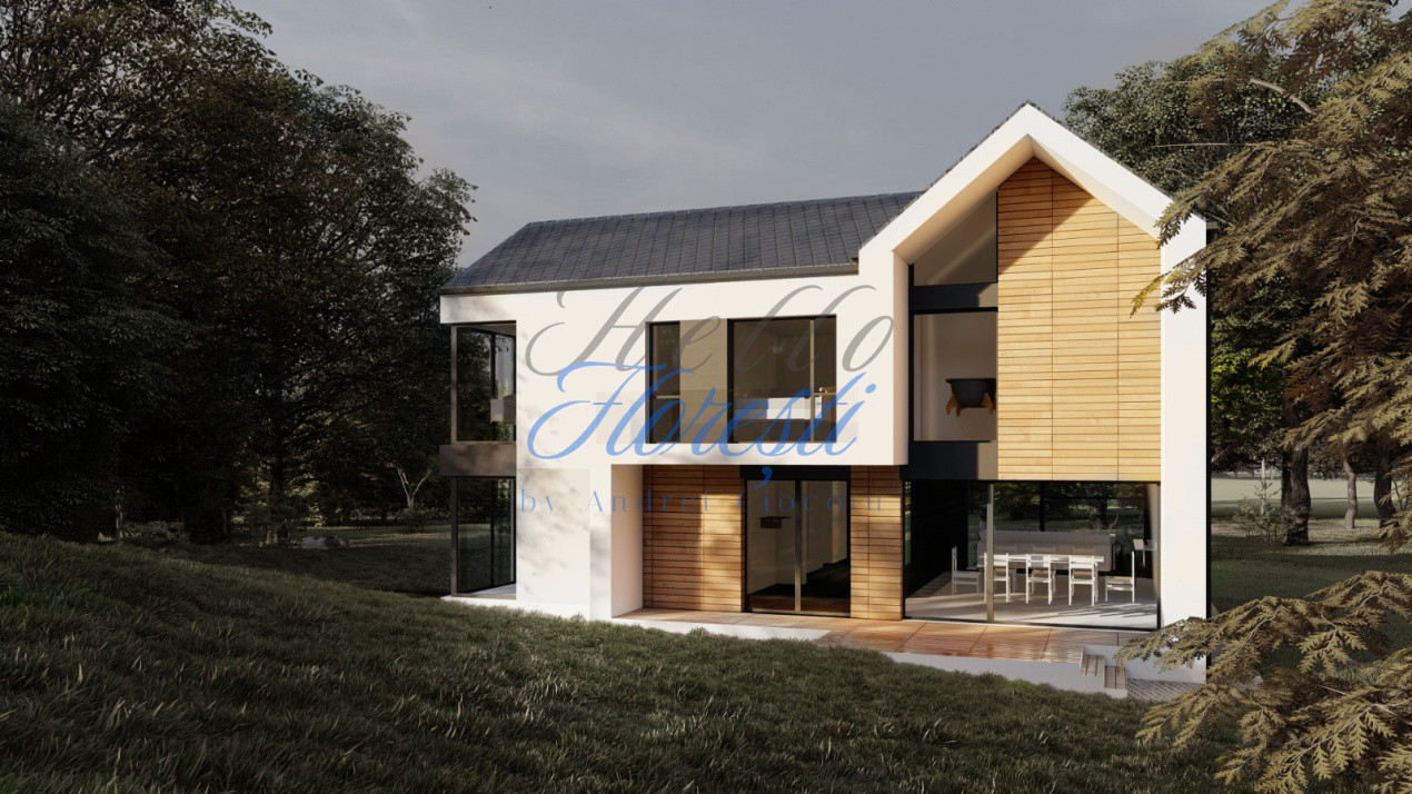 Teren cu autorizatie casa individuala 750mp, expunere sudica Feleacu