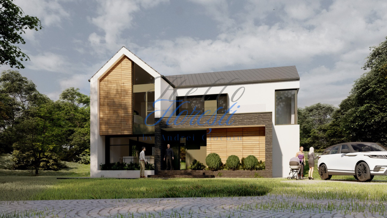 Teren cu autorizatie casa individuala 750mp, expunere sudica Feleacu