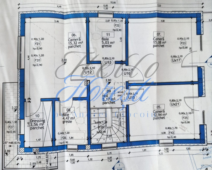 Casa individuala 120mp utili, 465mp teren 4 camere, 3 bai,2 parcari Dezmir